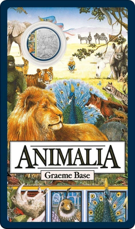 "2021 35th Anniversary Of Animalia 20c Coloured Uncirculated Coin - Nova Coins"