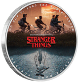 "Stranger Things - The Upside Down 2026 1oz Silver Coloured Coin - Nova Coins"