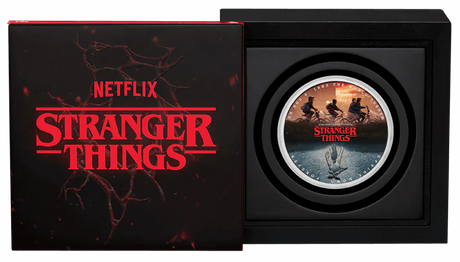 "Stranger Things - The Upside Down 2026 1oz Silver Coloured Coin - Nova Coins"