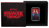 "Stranger Things - Season 2 2026 1oz Silver Coloured Rectangular Coin - Nova Coins"
