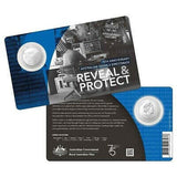 "2022 50c 75th Anniversary of The Australian Signals Directorate - reveal and protect - Nova Coins"