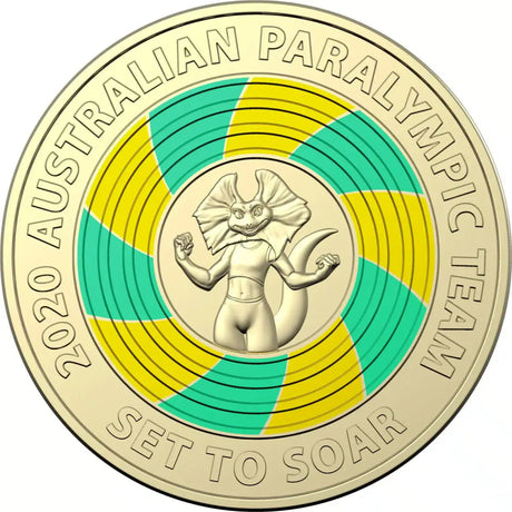 "2020 Paralympic Team $2 Coin in Collection Folder - Nova Coins"