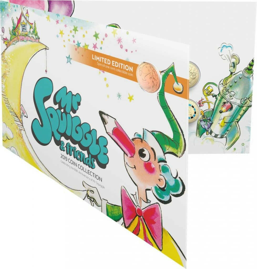 "2019 Mr Squiggle & Friends Set - Nova Coins"