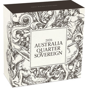 "Australia Quarter Sovereign 2026 Gold Proof Coin Shipper"