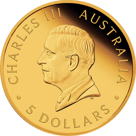 "Australia Quarter Sovereign 2026 Gold Proof Coin Obverse"