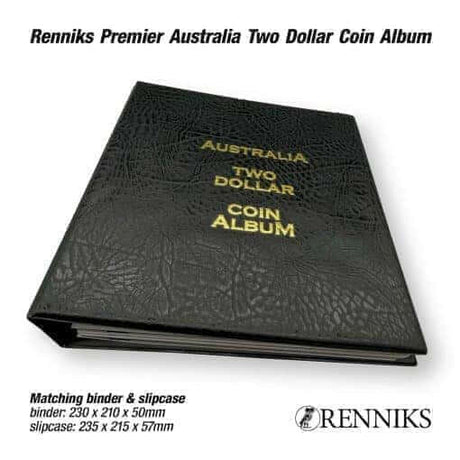 "Renniks Premier Australia Two Dollar Coin Album - Nova Coins"