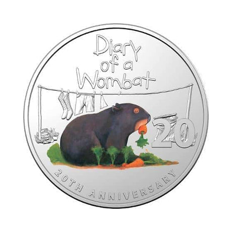 "2022 20c Diary of a Wombat PNC - Nova Coins"