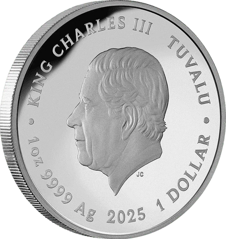 2025 $1 Colour TV in Australia 50th Anniversary 1oz Silver Proof