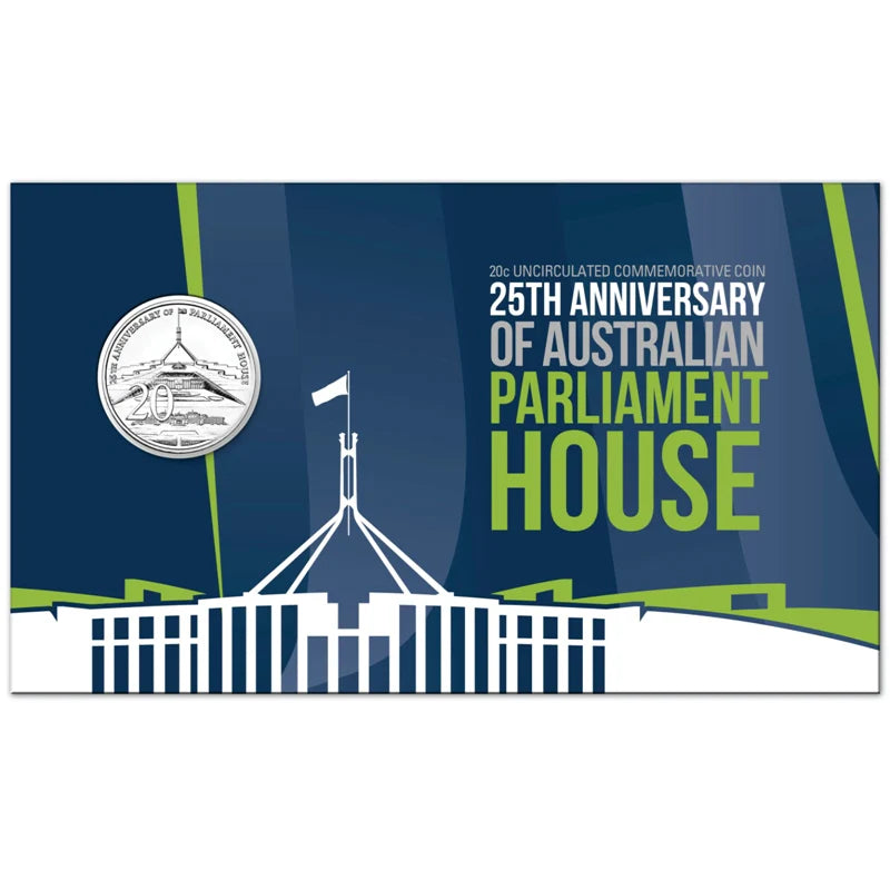 2013 20c 25th Anniversary of Australian Parliament House Uncirculated Coin