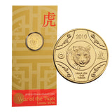 2010 1 Dollar Uncirculated Coin Lunar Year of the Tiger