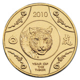 2010 1 Dollar Uncirculated Coin Lunar Year of the Tiger