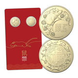 2020 $1 Year of the Rat Uncirculated Two Coin Set
