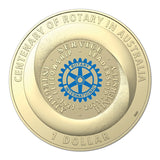2021 Centenary of Rotary Australia One Dollar ($1) Uncirculated Australian Decimal Coin