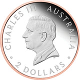 Wedge-tailed Eagle 2025 2oz Silver Proof Rose Gold Gilded Ultra Coin