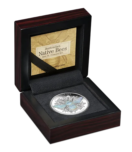2026 Australian Native Bees - Carpenter Bee 1oz Silver Proof Hologram Coin