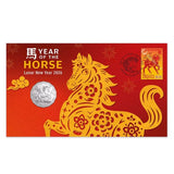 Christmas Island 2026 Lunar New Year – Year of the Horse Postal Numismatic Cover (RAM)