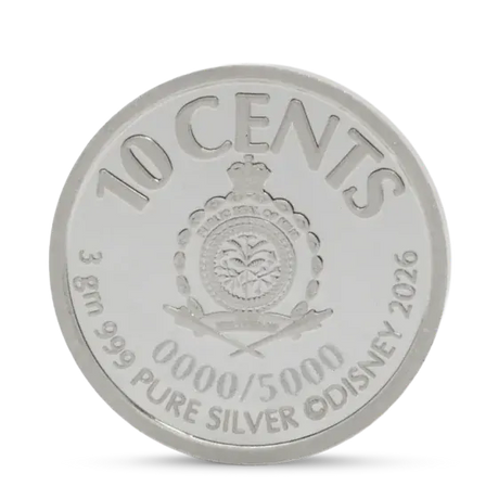 Scrooge McDuck - Lucky #1 Dime 3g Silver Collectible Coin