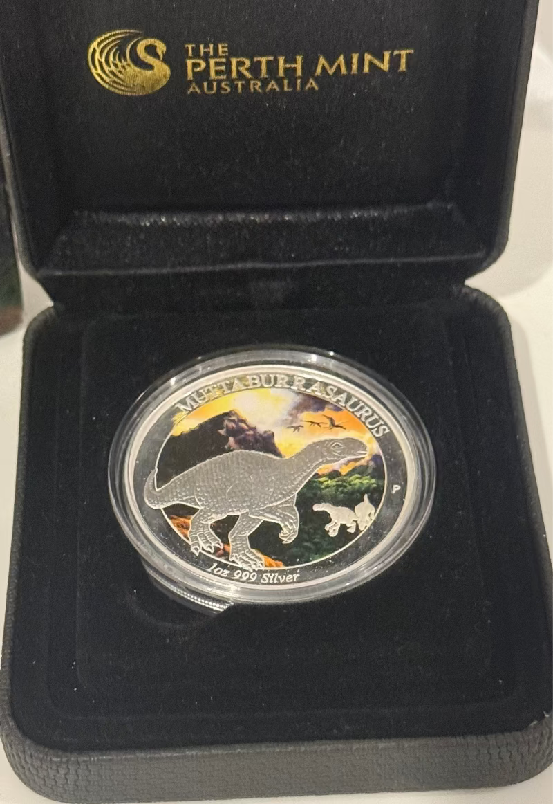 2015 Australian Age of Dinosaurs - Muttaburrasaurus 1oz Silver Proof Coin