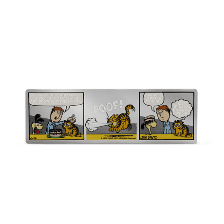 2025 NickToons – Garfield’s 1st Birthday Comic Strip  $2 1oz Silver Coin
