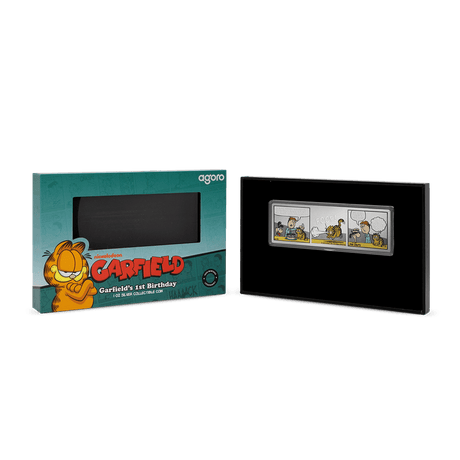 2025 NickToons – Garfield’s 1st Birthday Comic Strip  $2 1oz Silver Coin
