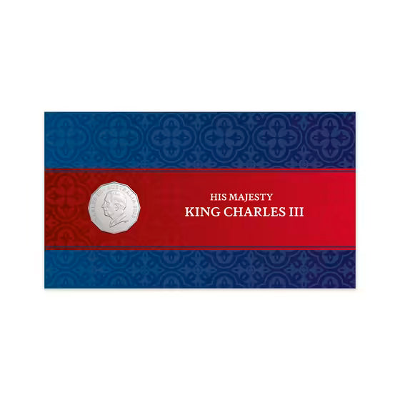 His Majesty King Charles III 2025 50c Postal Numismatic Cover (PNC)