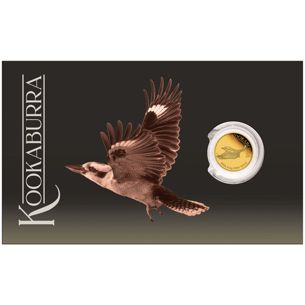 2026 0.5g Kookaburra Gold Proof Coin Card