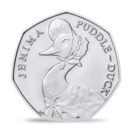 2016 Beatrix Potter 150th Anniversary – Jemima Puddle-Duck 50p BU Coin