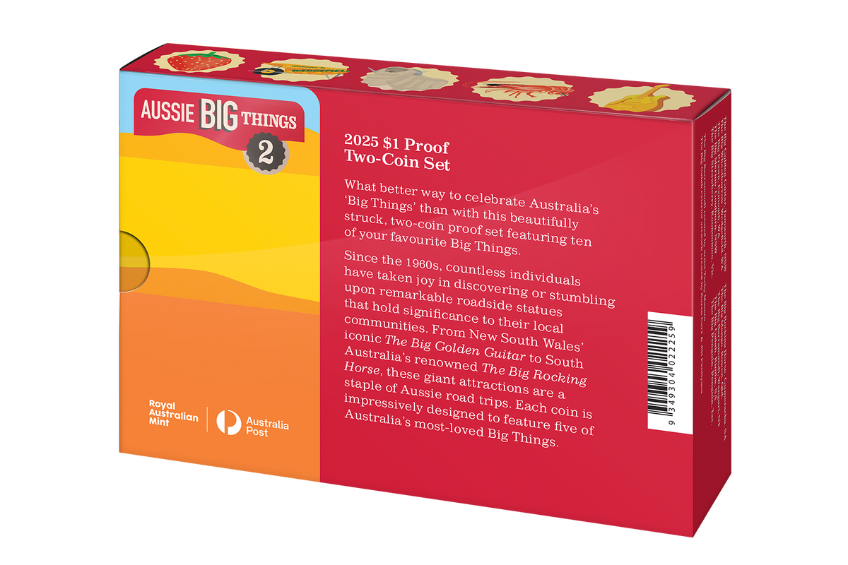 2025 Aussie Big Things 2 Two-Coin AlBr Proof Set