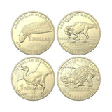 2022 $1 Dinosaurs 4 Coin Proof Set