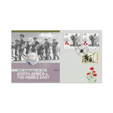 1941 WWII Campaigns: North Africa & Middle East Postal Numismatic Cover PNC