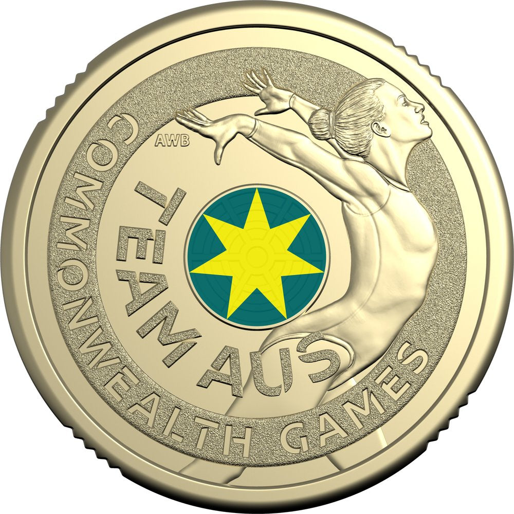 2026 Australian Commonwealth Games Team $2 Coloured Uncirculated Three-Coin Set