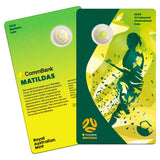 2026 $2 Matildas Coloured UNC Coin Carded