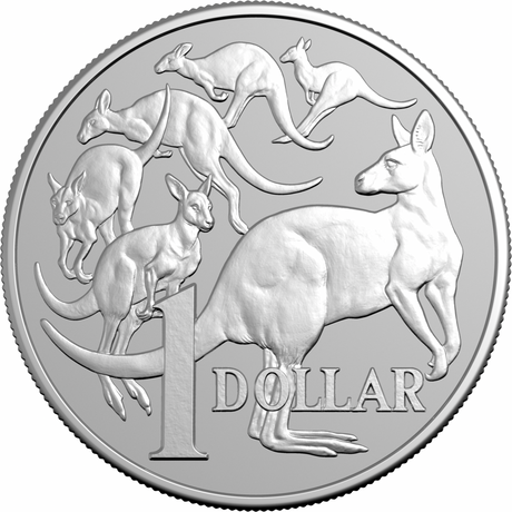 2026 $1 Mob of Six Roos 1oz 60th Anniversary Decimal Currency Silver Frosted Uncirculated Coin