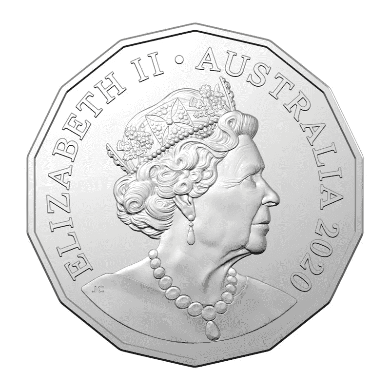 2020 50c Lunar Year of the Rat Uncirculated coin