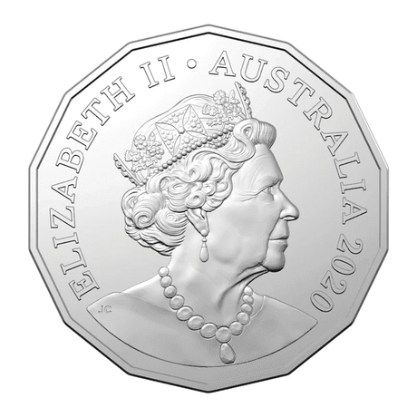 2020 50c Lunar Year of the Rat Uncirculated coin