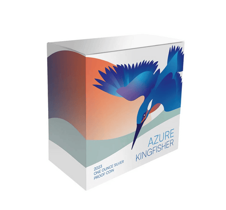 Azure Kingfisher 2023 $1 1oz Silver Proof Coin