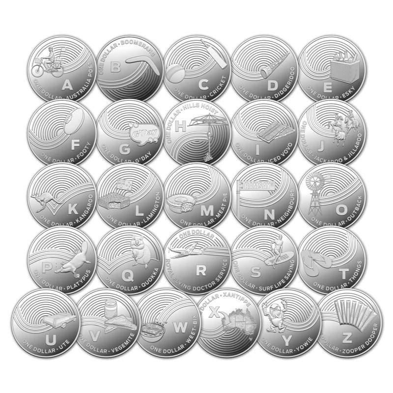 2019 $1 Great Aussie Coin Hunt (GACH) - A to Z Fine Silver Proof Set