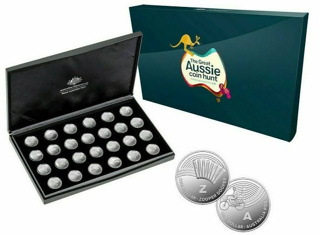 2019 $1 Great Aussie Coin Hunt (GACH) - A to Z Fine Silver Proof Set