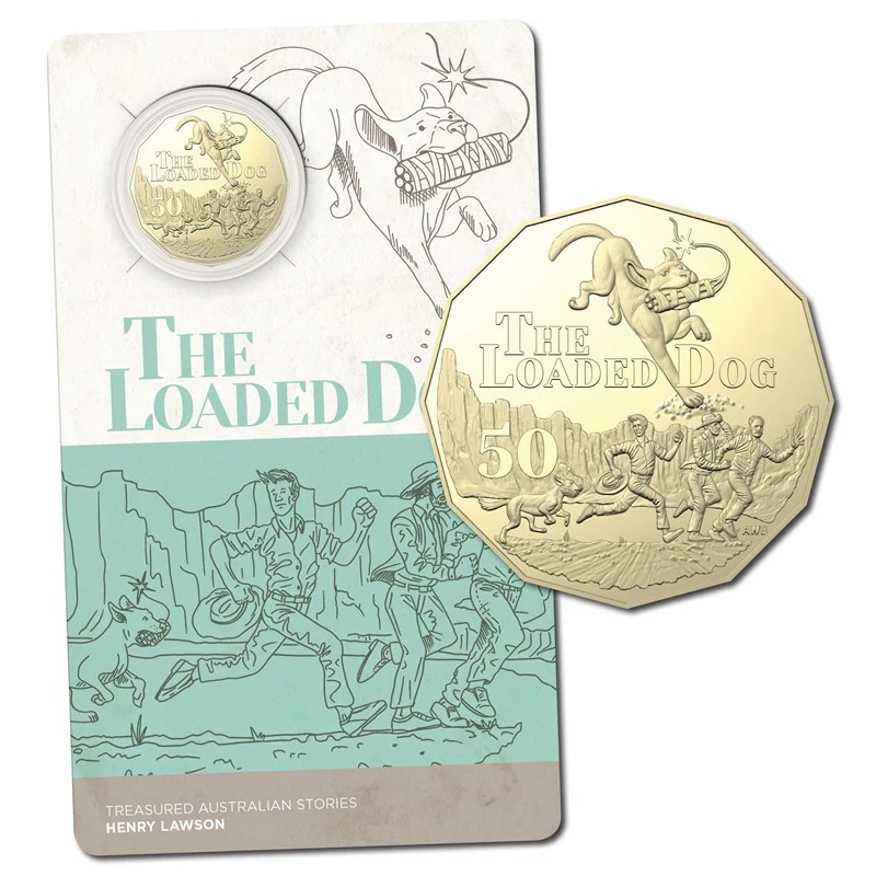2022 50c 3 Coin Set Henry Lawson Australian Stories 3 Coin Set