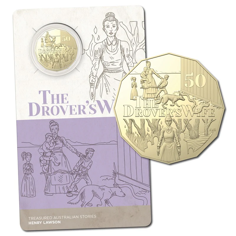 2022 50c 3 Coin Set Henry Lawson Australian Stories 3 Coin Set