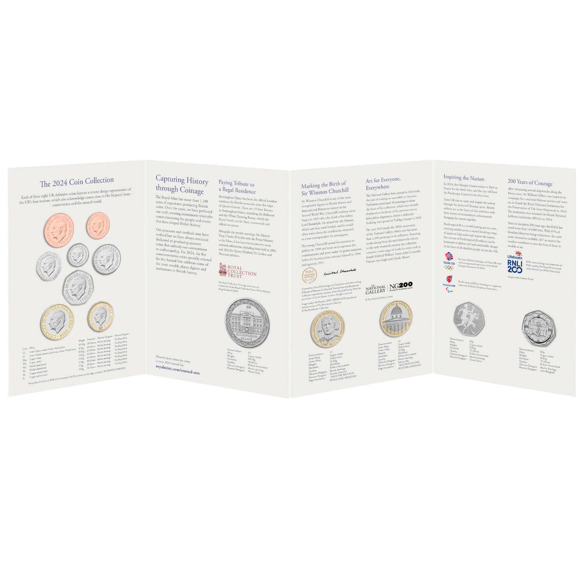 THE 2024 UNITED KINGDOM BRILLIANT UNCIRCULATED ANNUAL COIN SET