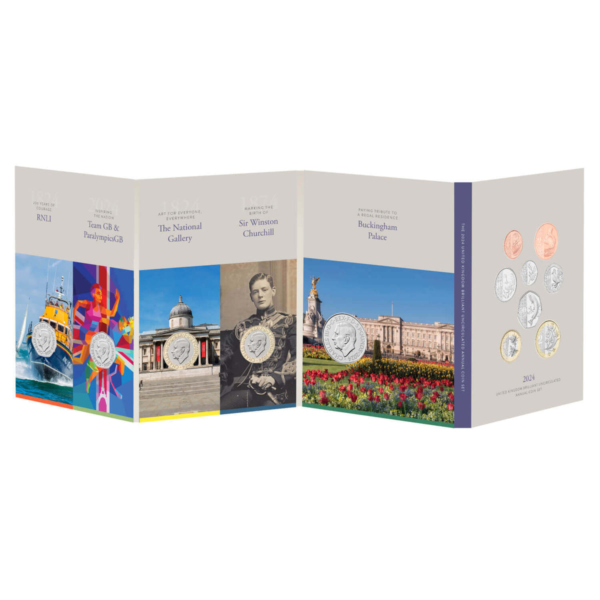 THE 2024 UNITED KINGDOM BRILLIANT UNCIRCULATED ANNUAL COIN SET