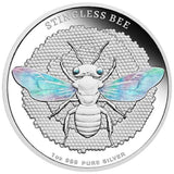2026 Australian Native Bees - Stingless Bee 1oz Silver Proof Hologram Coin