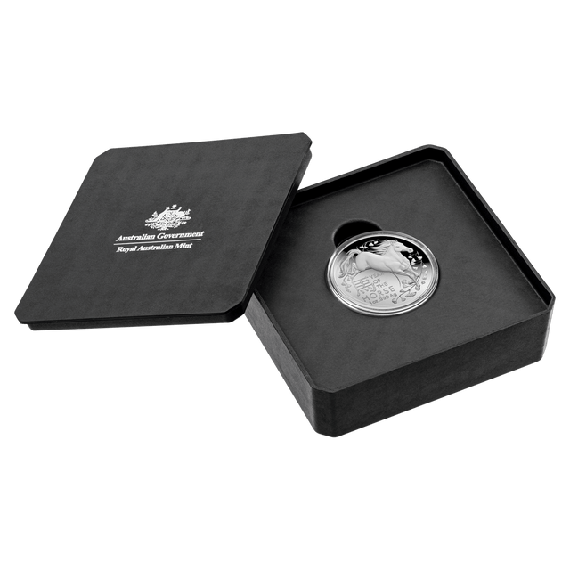 2026 Lunar Series $5 1 oz Fine Silver Proof Domed Coin – Year of the Horse