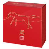 2026 Lunar Series $5 1 oz Fine Silver Proof Domed Coin – Year of the Horse