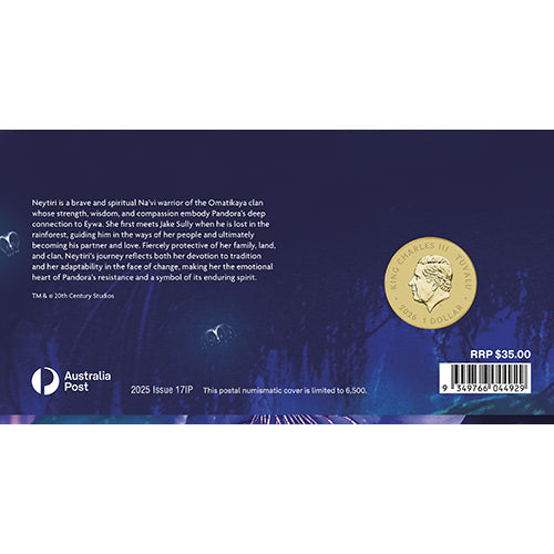 2026 $1 Avatar - Neytiri Coin & Stamp Cover PNC