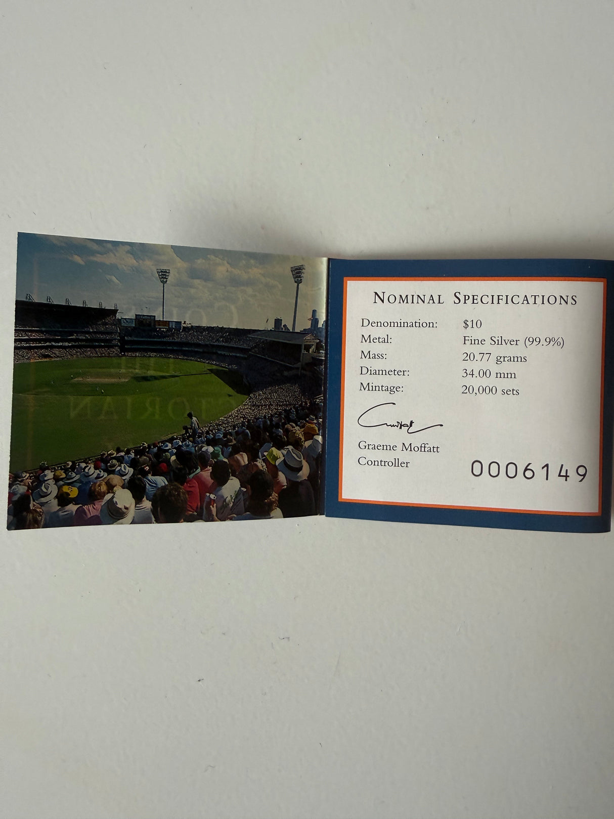 1998 $10 COINS OF THE VICTORIAN CAPITAL