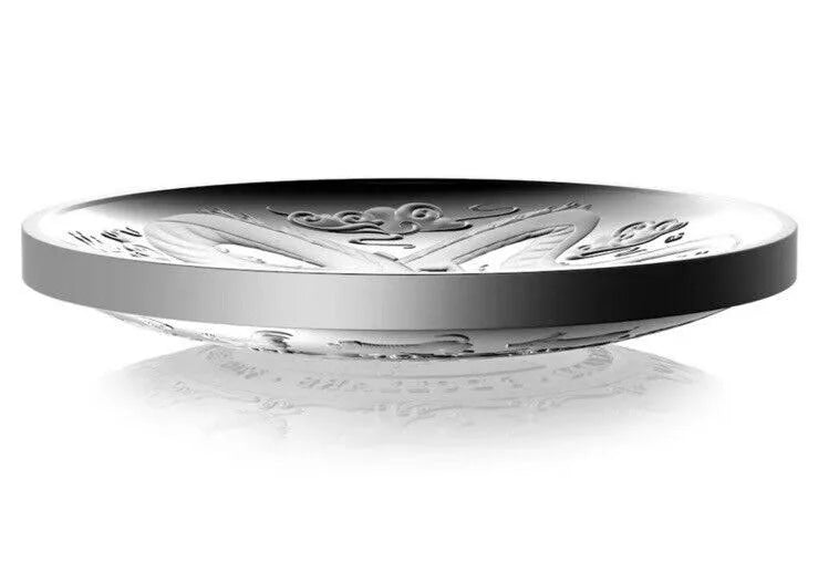 2025 Lunar Series $5 1 oz Fine Silver Proof Domed Coin – Year of the Dragon