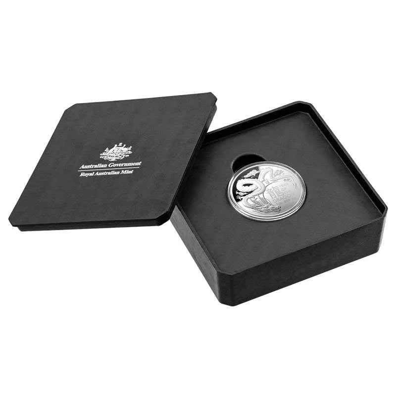 2025 Lunar Series $5 1 oz Fine Silver Proof Domed Coin – Year of the Dragon