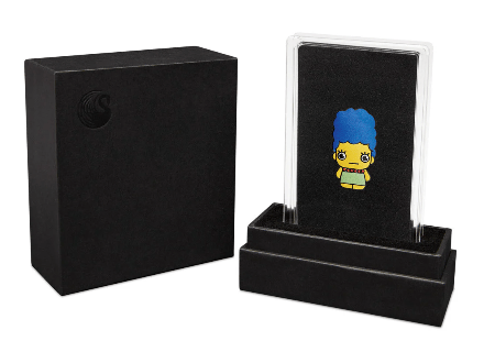 2022 Marge Simpson 1oz Silver Minted Mini Coin